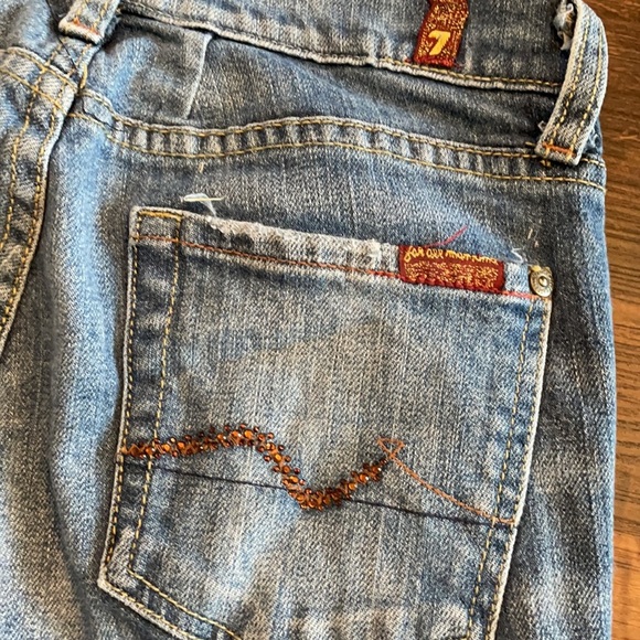 7FAMK Cutoff Jean Shorts - Picture 4 of 9